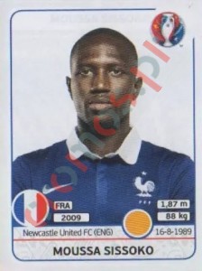 31 Moussa Sissoko – UEFA Euro France 2016 Panini