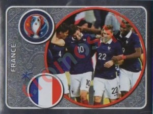 9 Team Photo – UEFA Euro France 2016 Panini