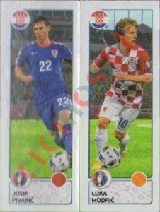 434 Josip Pivarić / Luka Modrić – UEFA Euro France 2016 Panini