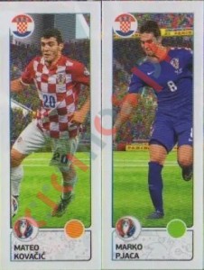 435 Mateo Kovacic / Marko Pjaca – UEFA Euro France 2016 Panini