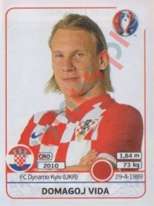 440 Domagoj Vida – UEFA Euro France 2016 Panini