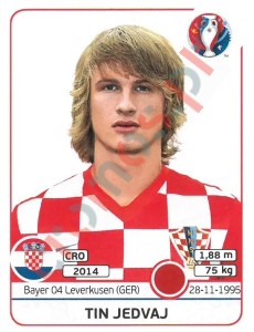 441x Tin Jedvaj – UEFA Euro France 2016 Panini