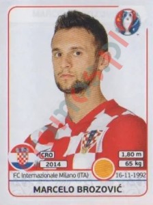 446 Marcelo Brozovic – UEFA Euro France 2016 Panini