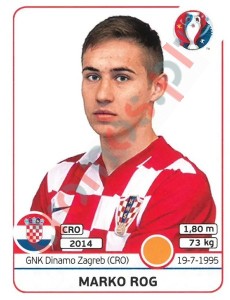 452x Marko Rog – UEFA Euro France 2016 Panini