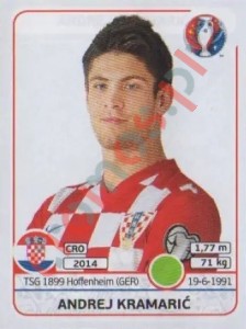454 Andrej Kramaric – UEFA Euro France 2016 Panini