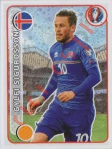 603 Gylfi Sigurdsson – UEFA Euro France 2016 Panini