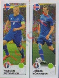 608 Kolbeinn Sigthórsson / Jón Dadi Bödvarsson – UEFA Euro France 2016 Panini