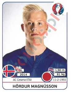 620x Hördur Magnússon – UEFA Euro France 2016 Panini