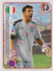 491 Gianluigi Buffon – UEFA Euro France 2016 Panini