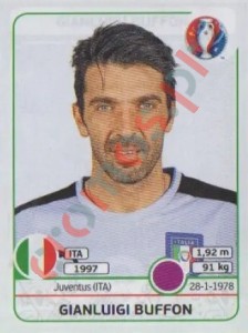 497 Gianluigi Buffon – UEFA Euro France 2016 Panini