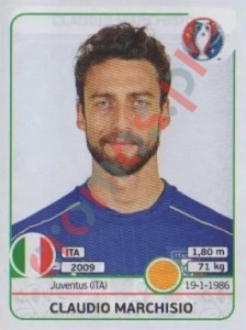 506 Claudio Marchisio – UEFA Euro France 2016 Panini