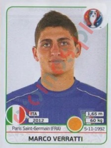 507 Marco Verratti – UEFA Euro France 2016 Panini