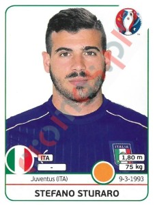 507x Stefano Sturaro – UEFA Euro France 2016 Panini