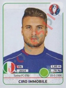 514 Ciro Immobile – UEFA Euro France 2016 Panini