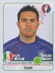 515 Éder – UEFA Euro France 2016 Panini