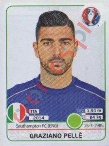 516 Graziano Pellè – UEFA Euro France 2016 Panini