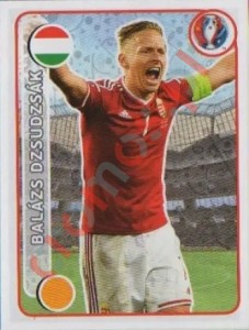 655 Balázs Dzsudzsák – UEFA Euro France 2016 Panini