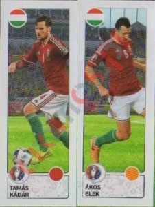 658 Tamás Kádár / Ákos Elek – UEFA Euro France 2016 Panini