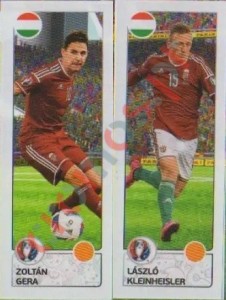 659 Zoltán Gera / László Kleinheisler – UEFA Euro France 2016 Panini