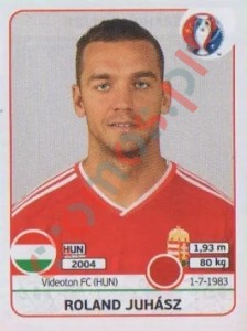 663 Roland Juhász – UEFA Euro France 2016 Panini