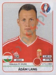 666 Ádám Lang – UEFA Euro France 2016 Panini