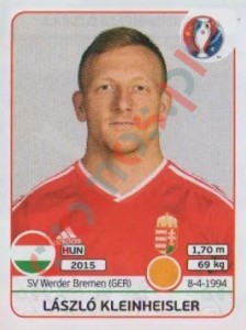 674 László Kleinheisler – UEFA Euro France 2016 Panini
