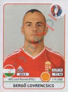 675 Gergo Lovrencsics – UEFA Euro France 2016 Panini