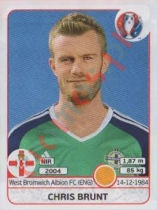 338 Chris Brunt – UEFA Euro France 2016 Panini