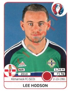 338x Lee Hodson – UEFA Euro France 2016 Panini