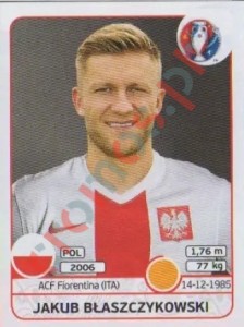 306 Jakub Blaszczykowski – UEFA Euro France 2016 Panini
