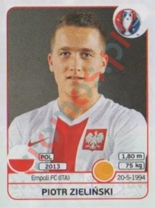 308 Piotr Zielinski – UEFA Euro France 2016 Panini