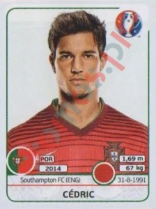 583 Cédric Soares – UEFA Euro France 2016 Panini