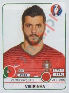 584 Vieirinha – UEFA Euro France 2016 Panini