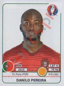 586 Danilo Pereira – UEFA Euro France 2016 Panini
