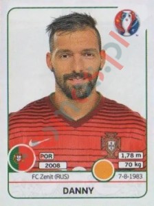 592 Danny – UEFA Euro France 2016 Panini
