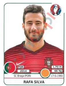 594x Rafa Silva – UEFA Euro France 2016 Panini