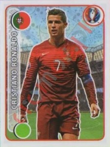 597 Cristiano Ronaldo – UEFA Euro France 2016 Panini