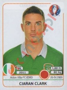 524 Ciaran Clark – UEFA Euro France 2016 Panini