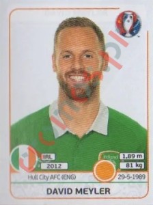 525 David Meyler – UEFA Euro France 2016 Panini