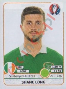 535 Shane Long – UEFA Euro France 2016 Panini