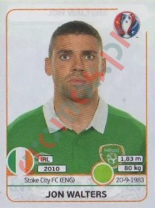 536 Jon Walters – UEFA Euro France 2016 Panini