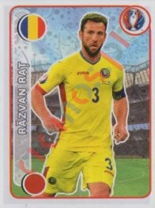 43 Razvan Rat – UEFA Euro France 2016 Panini