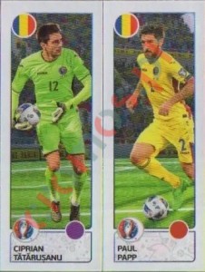 44 Ciprian Tãtãruşanu / Paul Papp – UEFA Euro France 2016 Panini