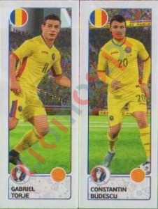 47 Gabriel Torje / Constantin Budescu – UEFA Euro France 2016 Panini