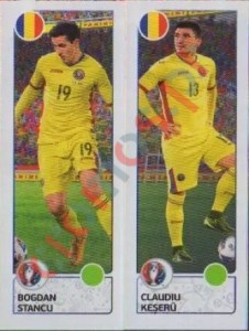 48 Bogdan Stancu / Claudiu Keserü – UEFA Euro France 2016 Panini