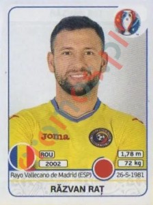 51 Razvan Rat – UEFA Euro France 2016 Panini