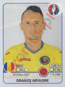 53 Dragos Grigore – UEFA Euro France 2016 Panini