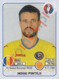 57 Mihai Pintilii – UEFA Euro France 2016 Panini