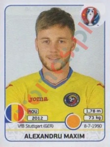 60 Alexandru Maxim – UEFA Euro France 2016 Panini