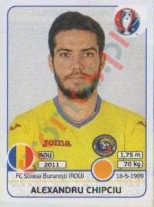 61 Alexandru Chipciu – UEFA Euro France 2016 Panini